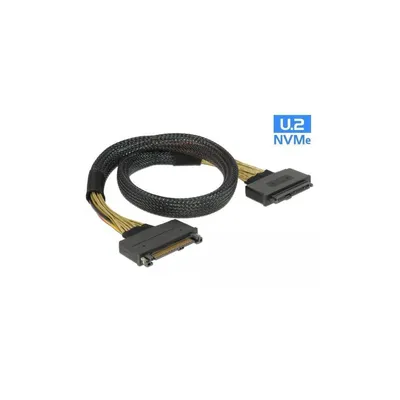 Obrázok produktu pre DeLOCK 85738, 0,5 m, SFF-8639, SFF-8639, Priamy, Priamy, Samec/Samica