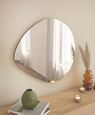 Immagine prodotto di Skye Decor, Besso - Nero, Specchio, Nero, 100% MDF, 60 x 2,2 x 60 cm