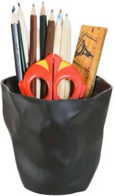 Immagine prodotto di Sistema di organizzazione da scrivania con porta-trucchi e raccoglitori per documenti, colore nero