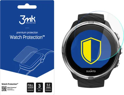 Produktbild von 3mk Display Hybridglas Watch Protection für Suunto 9 OW183 0,2mm (3 Stück)