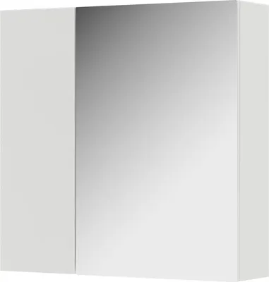Produktbild von Vicco Badspiegelschrank Leopold, 60 x 59.2 cm Mit Regalböden und 1 Spiegeltür, Weiß