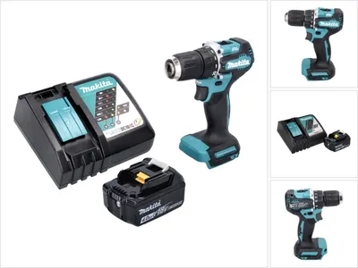 Produktbild von Makita DDF 487 RM1 Akku Bohrschrauber 18 V 40 Nm Brushless + 1x Akku 4,0 Ah + Ladegerät