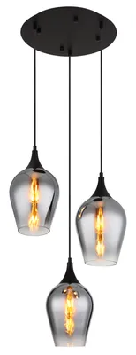 Produktbild von Globo Lighting|Hängeleuchte Metall schwarz matt, 3x E27