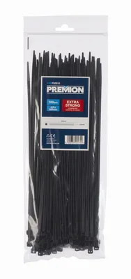 Zdjęcie produktu dla PREMION PREP00010 - Taśmy ściągające czarne 4,8 x 300mm 100szt