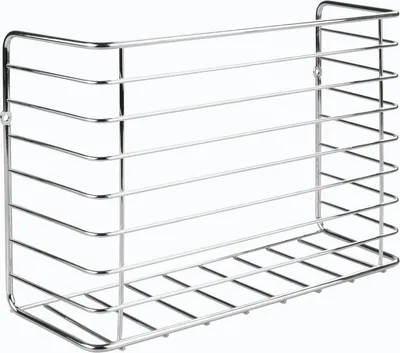 Produktbild von mDesign Hängekorb Gitterbox Schrankkorb Aufbewahrung Organizer Metall Silber