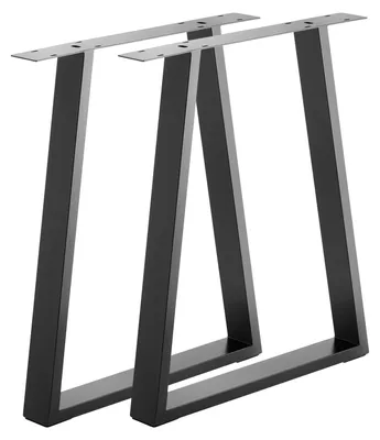 Produktbild von SOTECH Tischgestell V-FRAME 710 x 580 mm – schwarz, Stahl (2er Set)