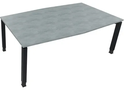 Produktbild von Bespr.ti. Tonneau Vierfuß Quadrat B2000xT1000/1100xH680-820 an/Beton