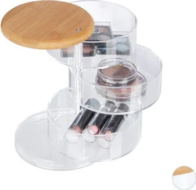 Obrázek produktu pro Zásobník na make-up se 3 přihrádkami