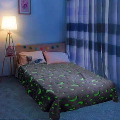 Zdjęcie produktu dla Top tekstylny mikropluszowy świecący koc 100 x 150 cm
