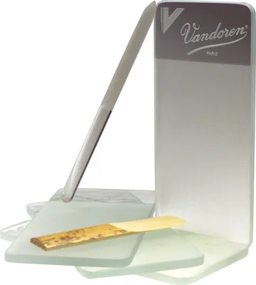 Image de Outil d'ajustement des anches Vandoren en verre avec bâtonnet pour accorder les anches de clarinette