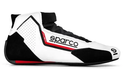 Zdjęcie produktu dla Super Oferta: FIA8856-2018 Buty Rajdowe Sparco X-Light Biało-Czerwony karting rozmiar 40