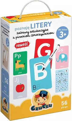Produktbild von CzuCzu poznaję literki Zabawy edukacyjne z pisakiem zmazywakiem