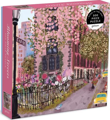 Produktbild von GALISON Square Puzzle Blooming Street 500 Teile