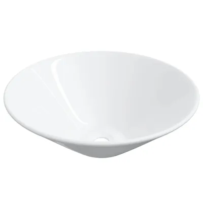 Zdjęcie produktu dla vidaXL Umywalka 2 szt. Biała 42x42x14 cm Ceramiczna