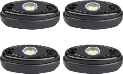 Image de 4pcs LED Single Color Chassis Ambient Lights Car Boat Conversion Yacht Cleat Lights
