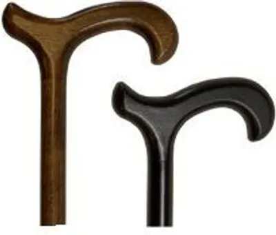 Produktbild von Gastrock Holz-Gehstock – Braun – Buchenholz – Länge 94 cm – Derby-Griff – Herren und Damen – Gehstock aus Holz – Durchmesser 16 mm – Kassen