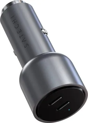 Image de Satechi ST-U2C40CCM chargeur d'appareils mobiles Universel Noir Allume-cigare Charge rapide Auto