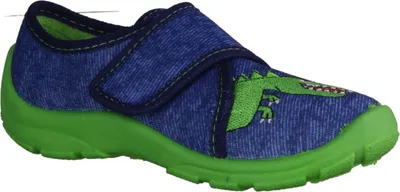 Produktbild von Fischer Markenschuhe Jungen Hausschuh in Blau, Größe 30