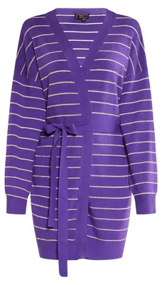 Produktbild von paino Damen Cardigan 11025491-PA01, Lila, M/L
