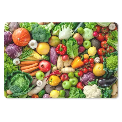 Produktbild von MuchoWow® Mauspad Mousepad Obst - Gemüse - Apfel 27x18 cm - Mousepads - Maus Mat - Pad - Mausunterlage - Büroartikel - Desk Matten