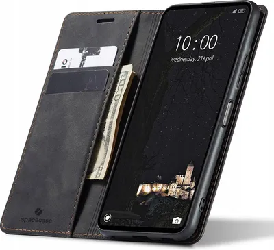 Produktbild von Spacecase Brieftasche Redmi Note 11 Pro 5G schwarz