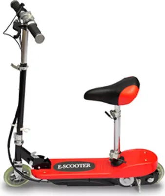 Image de vidaXL vidaXL Step électrique avec siège 120 W rouge