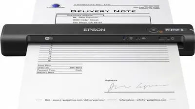 Produktbild von Scanner Epson WorkForce ES-60W, Mobiler Dokumentenscanner, 600 dpi, 16-Bit Farbtiefe