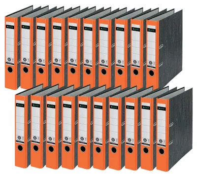 Produktbild von Leitz Qualitäts-Ordner, 20er Pack, das Original, DIN A4 Aktenordner schmal, 5 cm