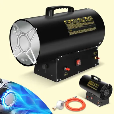 Produktbild von Jayseuw 30kW Gasheizgebläse Gasheizer Elektroheizer Heizkanone Gasheizstrahler Bauheizer Gas Heizlüfter Heizstrahler Gasschlauch & Druckminderer Heizgebläse