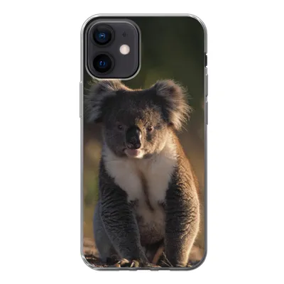 Produktbild von MuchoWow® Handyhülle Schutzhülle Hülle für iPhone 12 Koala - Sonne - Tier - Kinder - Jungen - Mädchen Silikon Softcase Handy Hülle - Schutzhülle