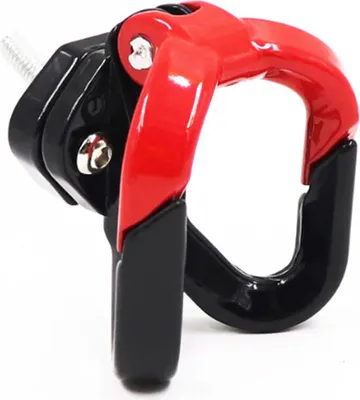 Produktbild von Doppelt, robust und verschließbar Haken Einkaufshaken für Elektroroller Xiaomi M365 / M365 PRO / PRO 2 / 1S / Essential / Mi 3 - Farbe SCHWARZ + ROT