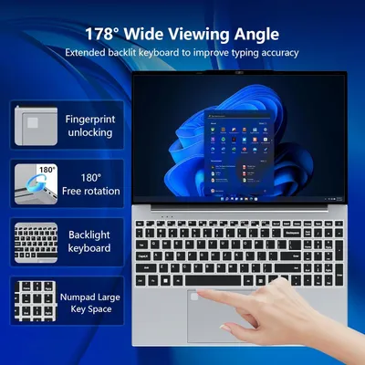 Produktbild von Vielseitiges 15,6-Zoll-Laptop mit Full HD - 16 GB RAM - 512 GB SSD - Intel Core i9 - Windows 11