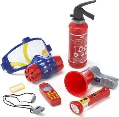 Image de Set de Pompier KLEIN avec Masque à Gaz