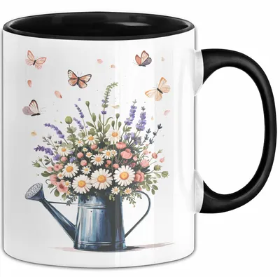 Produktbild von Florist Tasse Geschenk Lustige Geschenkidee Spruch Für Blumen Liebhaber (Schwarz)