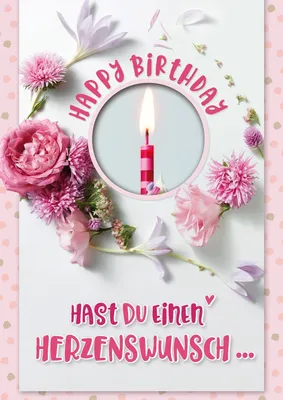 Produktbild von Geburtstag - Flashlight - Soundkarte und Lichtkarte im Format 14,8 x
