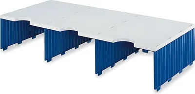 Obrázek produktu pro styro Erweiterungsmodule Trio 268132198, grau/schwarz, B723xH140xT331mm