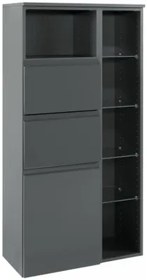 Produktbild von Cardiff Midischrank, schwarz