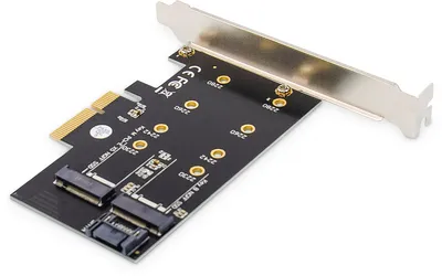 Immagine prodotto di Scheda aggiuntiva DIGITUS Digitus M.2 NGFF / NVMe SSD PCI Express 3.0 (x4)