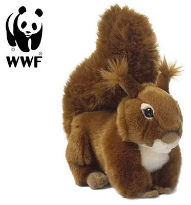 Produktbild von Plüschtier Eichhörnchen (23cm, liegend) lebensecht Kuscheltier Stofftier