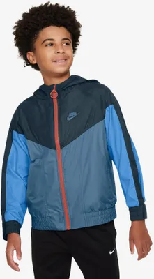 Produktbild von Nike K Nsw Wr Jkt Easyon Armory Navy/Laser Orange Armory Navy/Laser Orange S