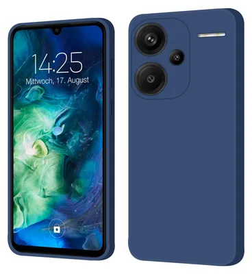 Produktbild von Hülle für Xiaomi Redmi Note 13 Pro+ 5G Case Cover Bumper Smartphone Softgrip Schutzhülle Farbe: Blau