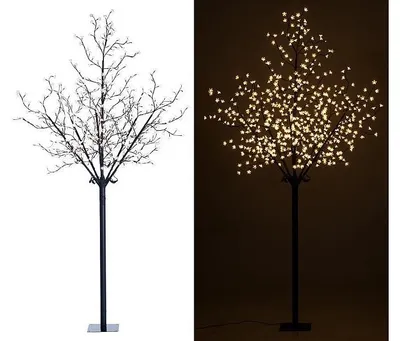 Image de Arbre lumineux 250 cm avec 600 fleurs LED