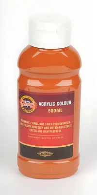 Produktbild von KOH Acrylfarbe 500 ml Flasche light brown