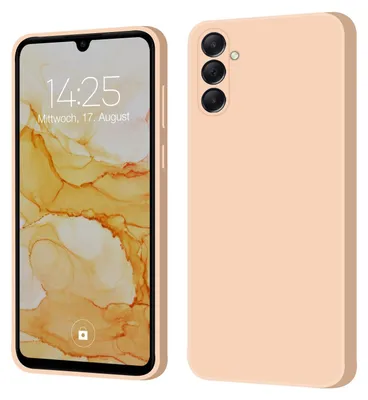Produktbild von Hülle für Samsung Galaxy A05s Case Cover Bumper Smartphone Softgrip Schutzhülle Farbe: Rosa