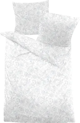Produktbild von Dormisette Edelbiber Bettwäsche-Garnitur Dessin 01026  Farbe 091 - 135x200 + 80x80 cm