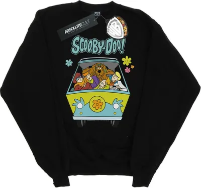 Produktbild von Scooby Doo - "Mystery Machine" Sweatshirt für Herren BI44133 (XXL) (Schwarz)
