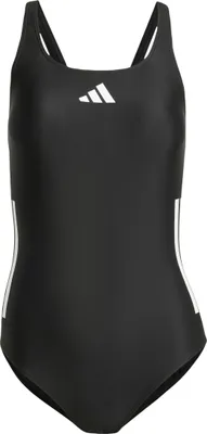 Produktbild von adidas 3-Streifen C-Back Badeanzug - Black/White Black/White 38