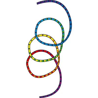 Produktbild von HQ Drachenschwanz Tube Tail Classic Rainbow 24 m
