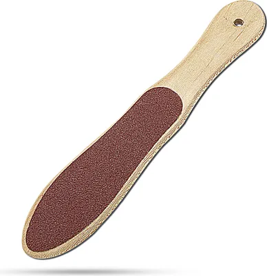 Produktbild von SMI Fußraspel Fußfeile Hornhautentfernen Holz Fuß Raspel Hornhautfeile Beidseitig, Beidseitig