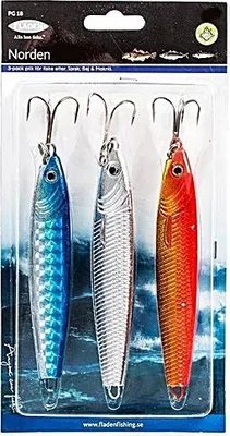 Produktbild von Fladen Norden 3pcs silber/blau/orange 200g